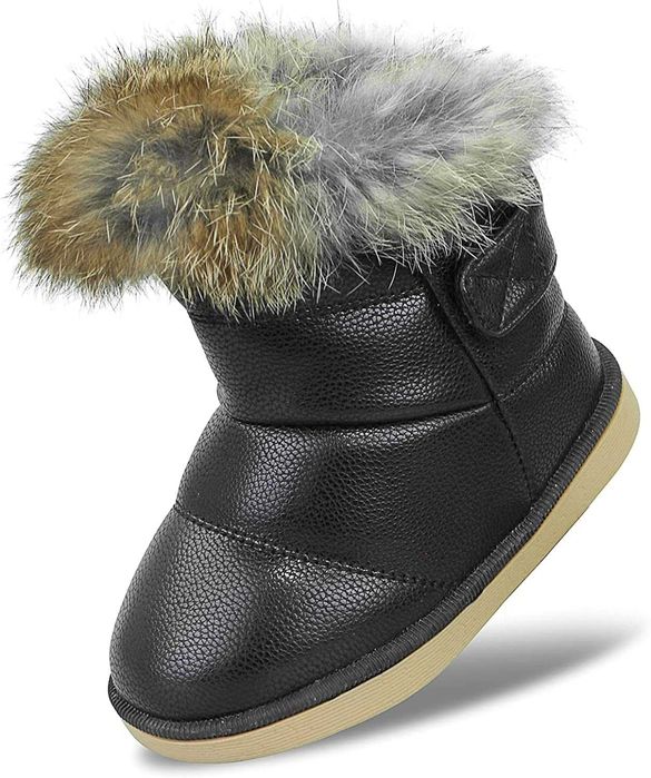 Нови Бебешки зимни обувки Детски къси Ботуши до глезена Снежни за деца