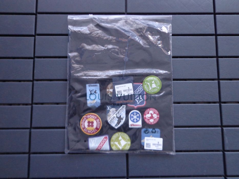 Невероятна мъжка тениска Louis Vuitton Signature Patches T shirts