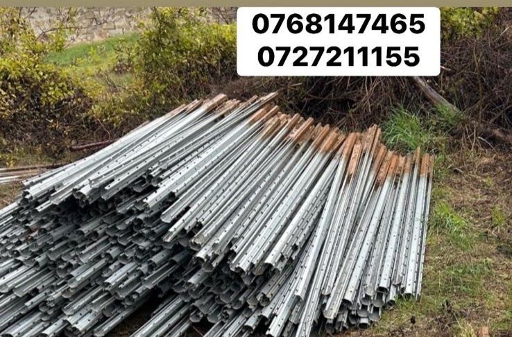 Spalieri / stâlpi metalici zincati 2.4m&2mm