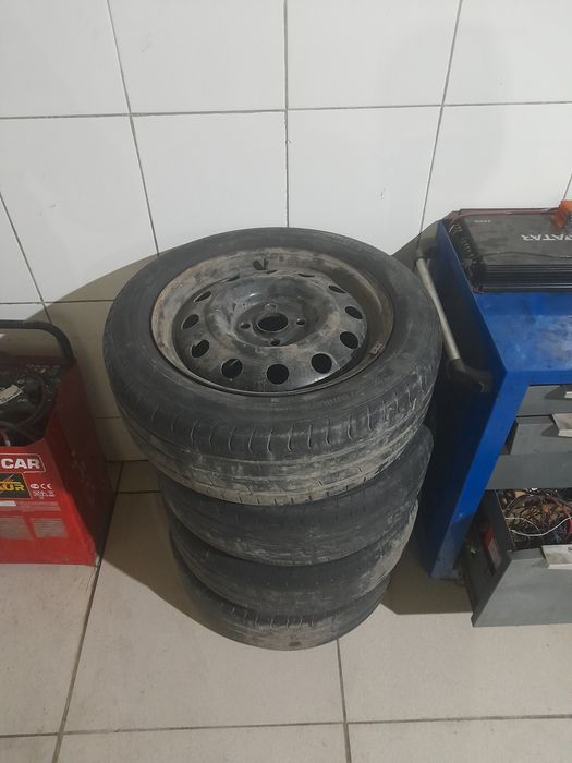Диски с резиной на Акцент и Рио