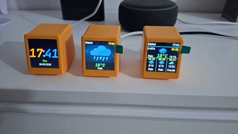 Ceas inteligent , statie meteo wifi