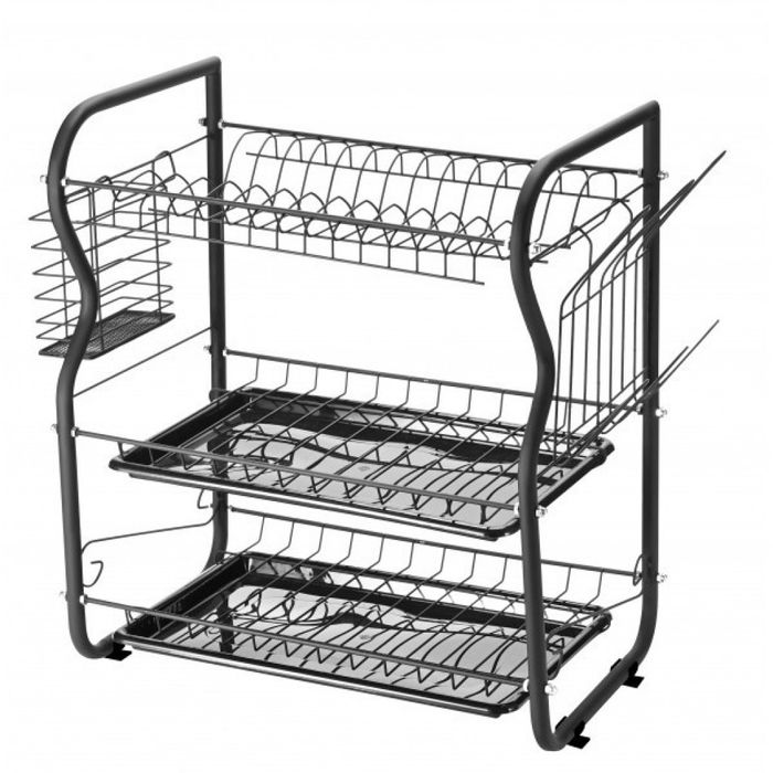 Сушилник за съдове Rosberg R53000O, 3 нива, 43x24x45 см