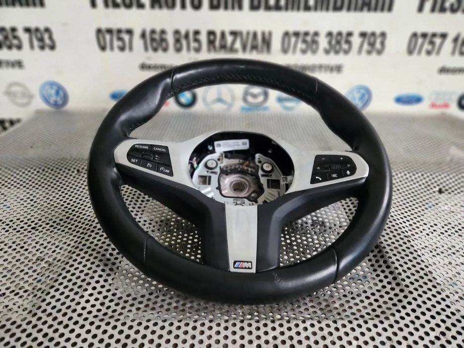 Volan Bmw M Paket Cu Comenzi Din Piele G20 G21 G30 G31 F40 F41 F45 F46 F44 Etc. Dezmembrez Bmw F40