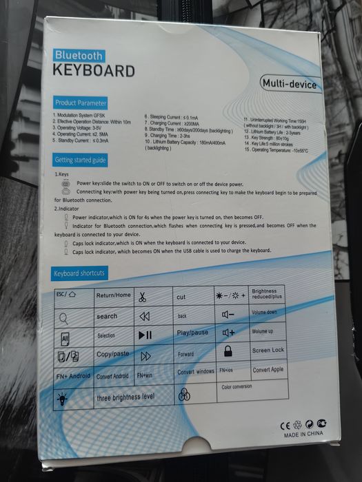 Мини bluetooth клавиатура