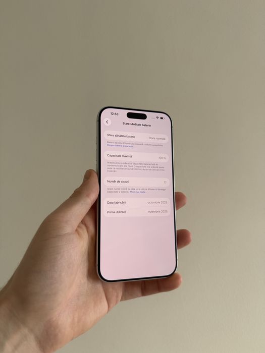 iPhone 17 Pro Max 256gb Silver Nou