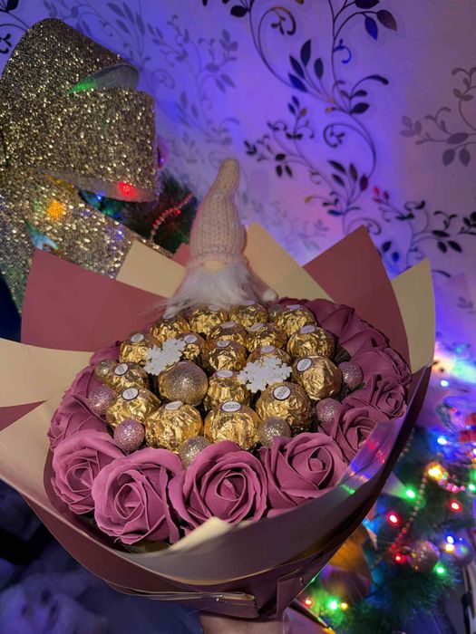 Vand buchet flori de sapun