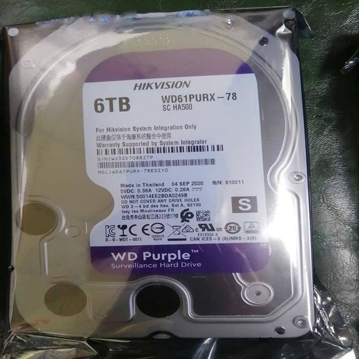 WD Purple 6 tb . HDD ssd -240gb