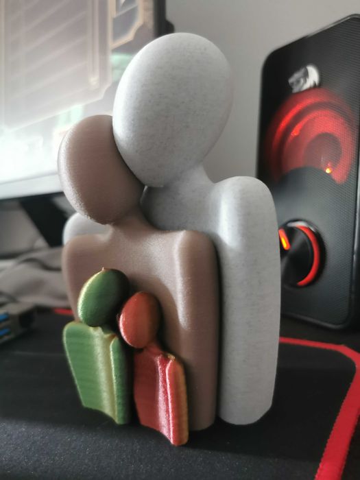 Statuete cuplu, familie - printate 3D