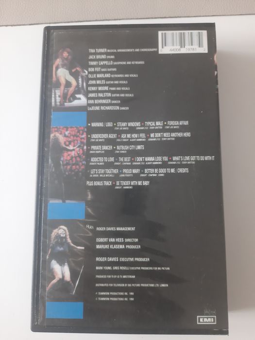 Видео касета с концерт на Тина Търнър