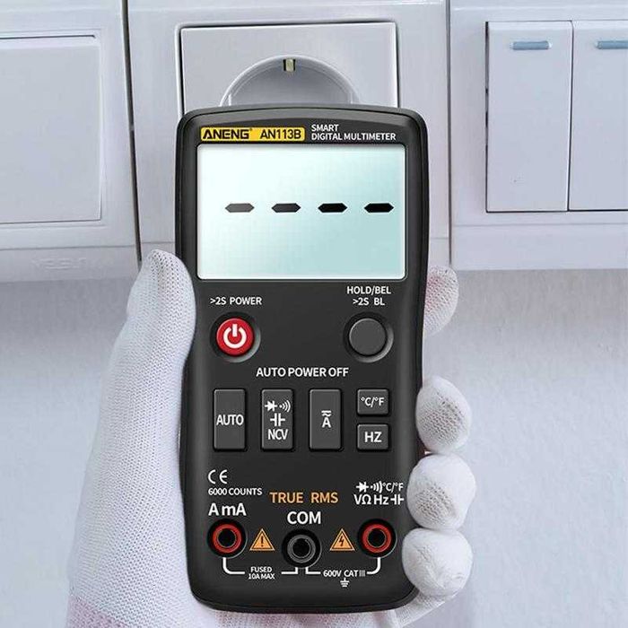 Професионален Автоматичен Мултицет ANENG AN113B – True RMS, NCV
