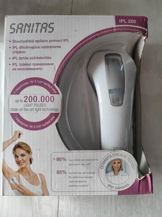 Sanitas IPL 200 - трайно премахване на окосмяването