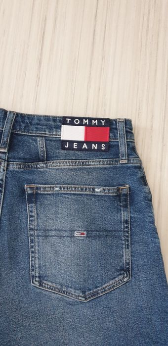 Tommy Hilfiger Mom Denim Jeans Short  31 ОРИГИНАЛ! Дамски Къси Дънкови
