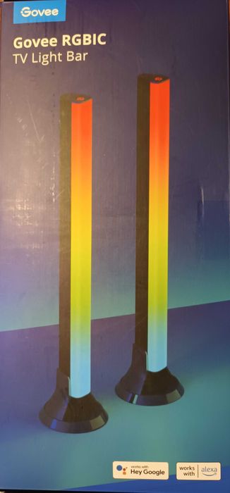 LED светлини Govee TV LIGHT BAR RGBIG  3 опции за поставяне