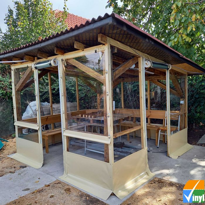 ветроупорни завеси, тенти, покривала