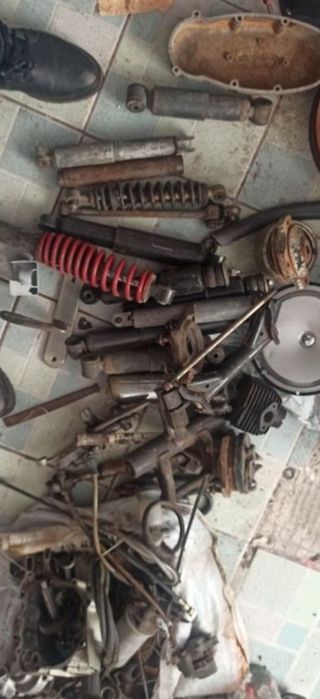 Portbagaj scuter Printec, amortizoare moto