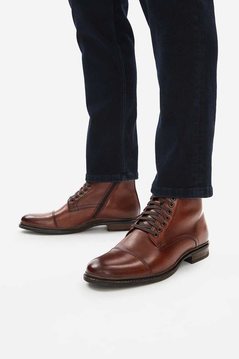 Естествена кожа мъжки боти 41номер LASOCKI - CCC