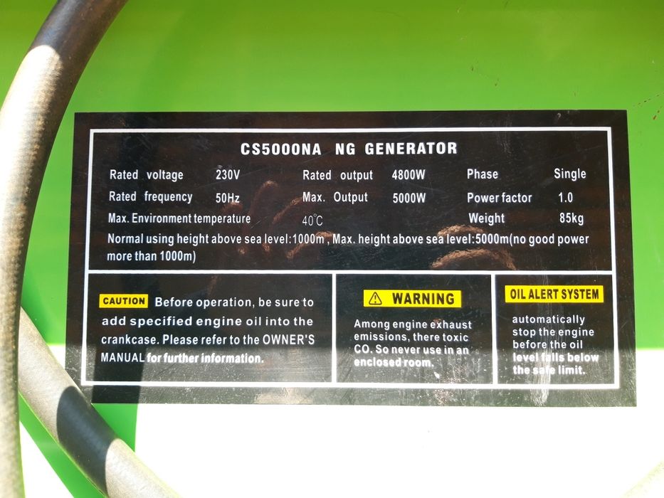 Движок 5 кв уй газда ишлайди.оз ишлаган тиник.