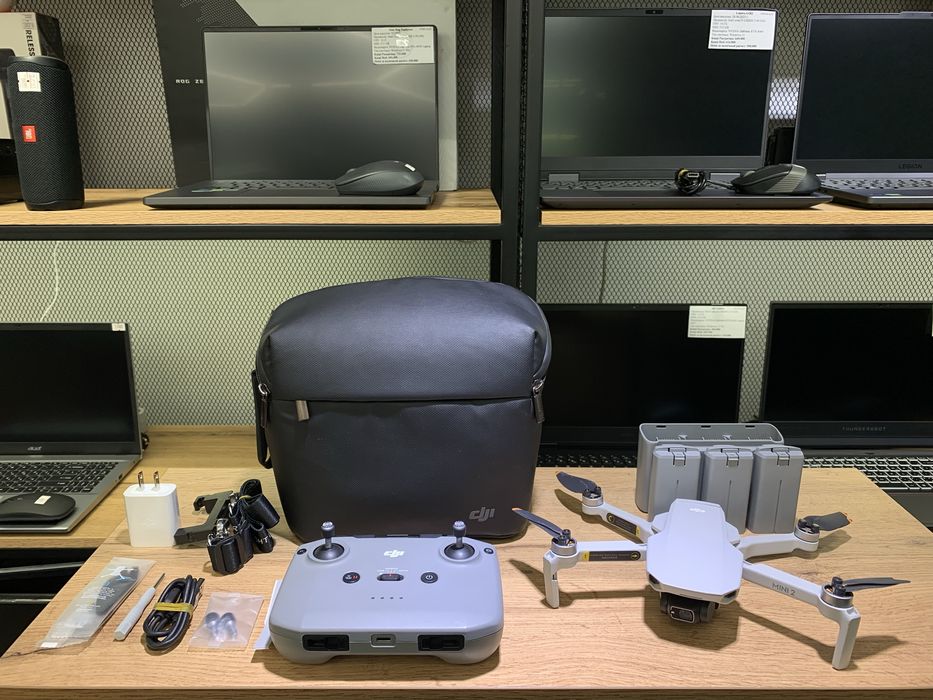 Дрон DJI Mini 2 Fly More Combo, 3 батареи, сумка, 10643/А10