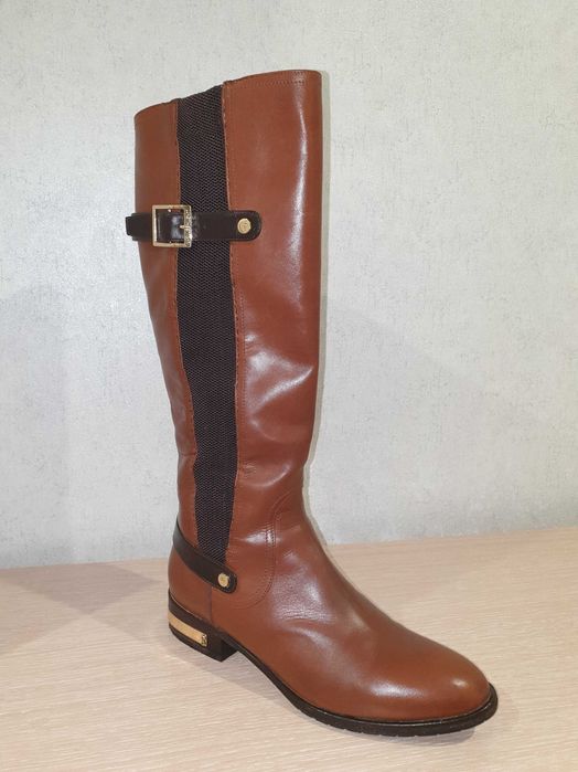 Сапоги осенние кожа жен.