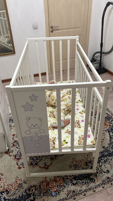 Детская кровать манеж