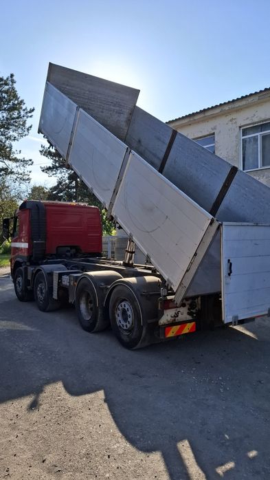 Самосвал 4оси с кран