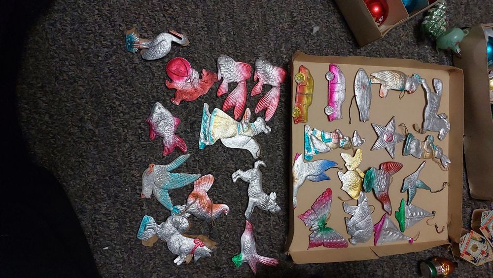 Ёлочные игрушки ссср стекло