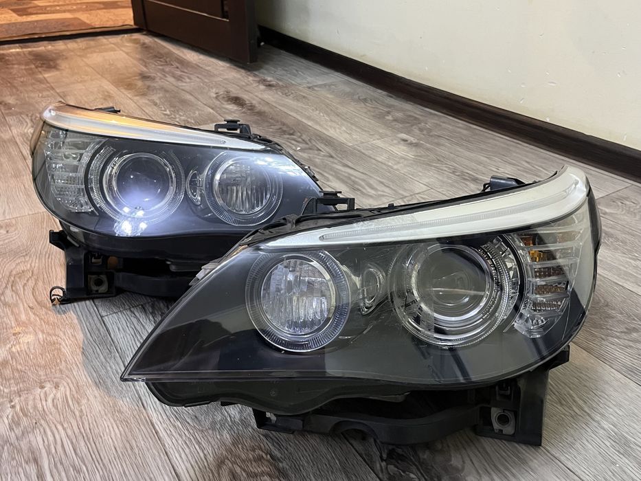 Bmw e60 передние фары