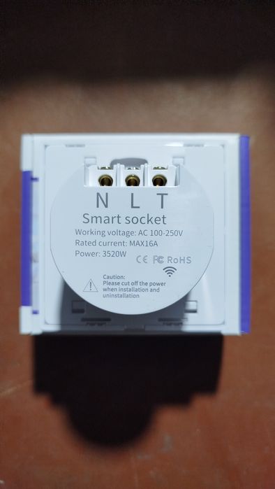 Умная розетка Tuya WIFI 16A