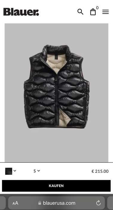 Blauer USA Елек 'DANNY' Черен