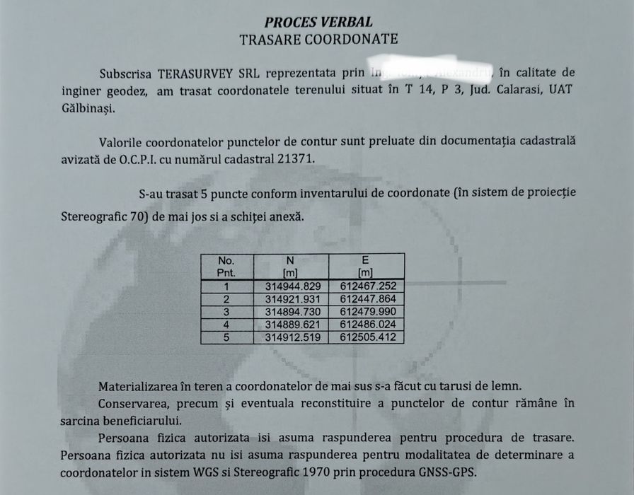 Teren extravilan de vanzare