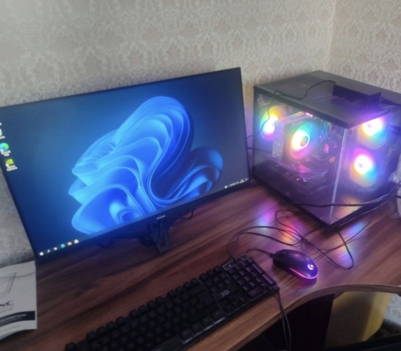 Игровой Пк с монитором. RTX4060/Ryzen 5 5600g/