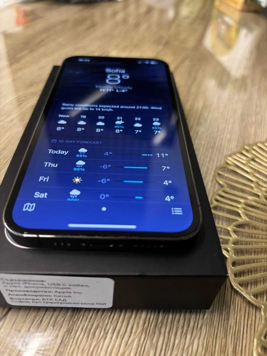 Iphone 13 pro 512gb - закупуван нов от Виваком, като нов