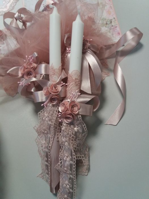 Ритуални свещи с декорация