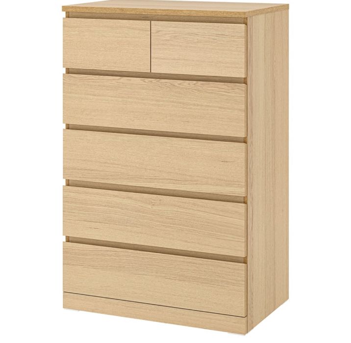 Comoda Ikea Malm cu 6 sertare stare impecabila