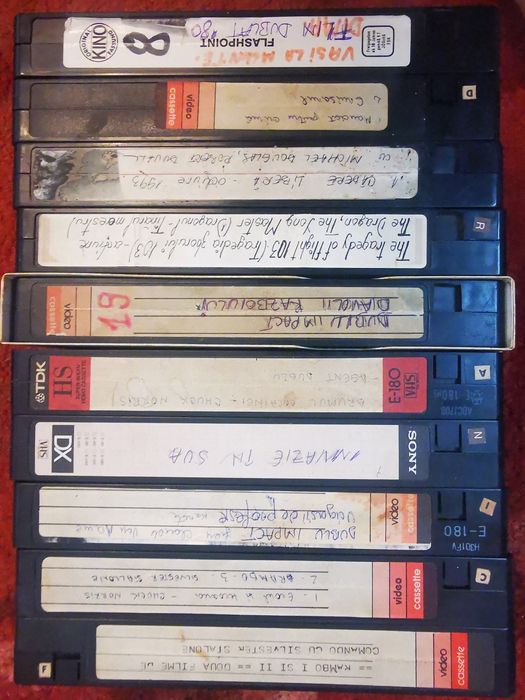 Filme dublate Filme Vhs Rambo 1 2 3 Terminator 2