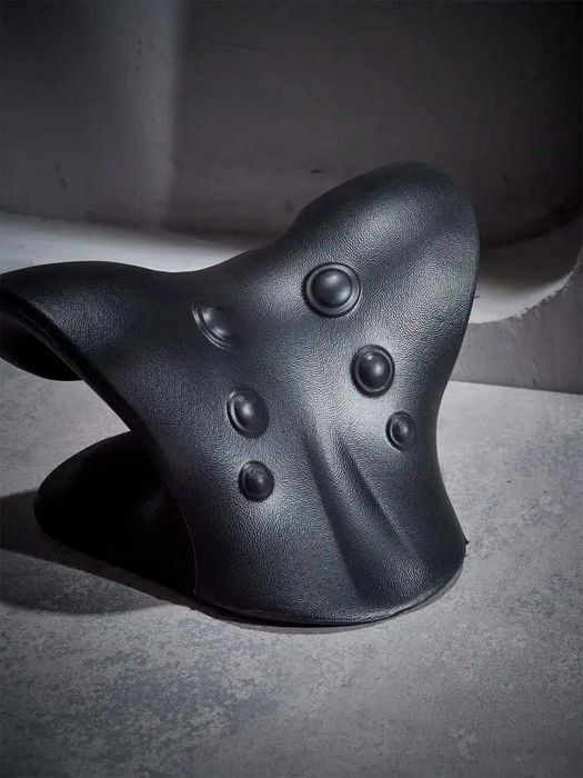 Массажная подушка для шеи. Тренажер для шеи. Ортопедическая подушка