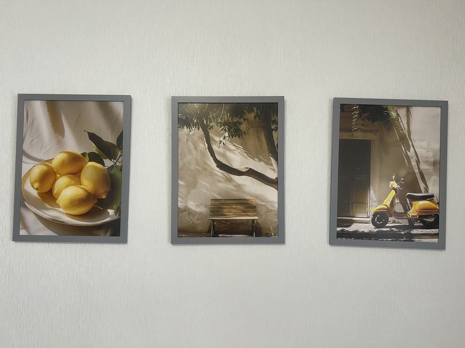 Картины в рамке 30*40 3шт