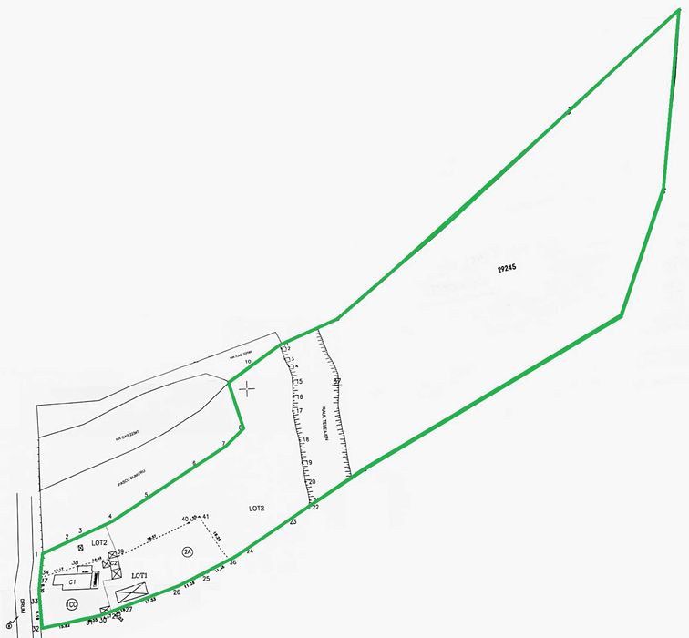 Vand teren intravilan + gradina + teren agricol impadurit,cu deschidere la starda 25, in Comuna Rafov, Sat Buchilasi