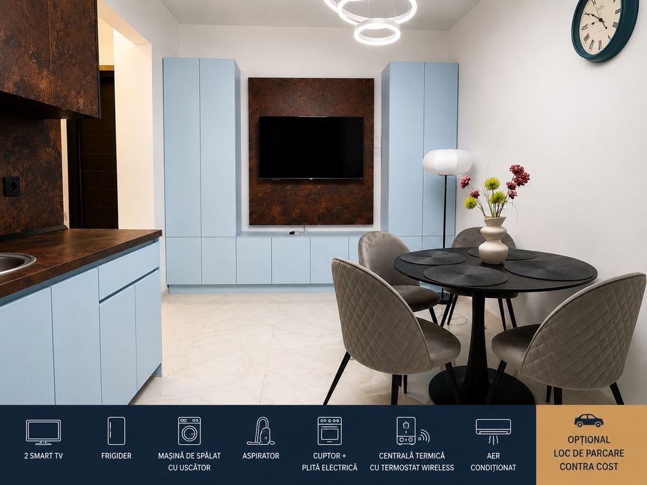 Studio modern, mobilat și utilat complet -- Militari Residence | Lângă Aqua Garden | Gata de mutare