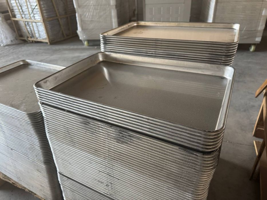 Алюминиевые подносы 60x40 см Alyuminiy tovoqlar 60x40 sm