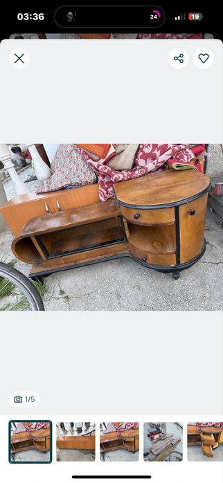 Consola noptiera vintage
