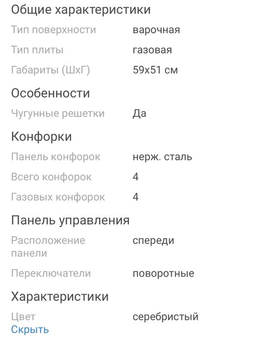 Новая варочная поверхность