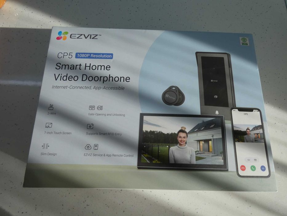 Ezviz CP5 Smart Умен звънец, шпионка, интерком, IP, AI камера за врата