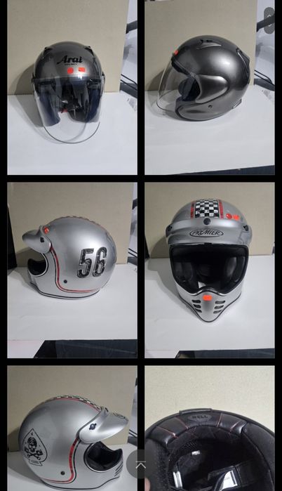 Италиански каски Bell, Premier, dmd,arai cafe racer,чопър