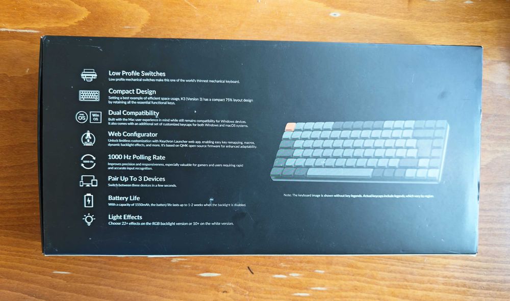 Нова Keychrone K3 V3 Wireless Mechanical Keyboard механична клавиатура