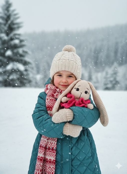 Зайчат вязяные(крючком)