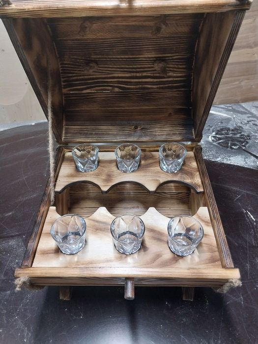 Бочка бар, мини бар для подарка.