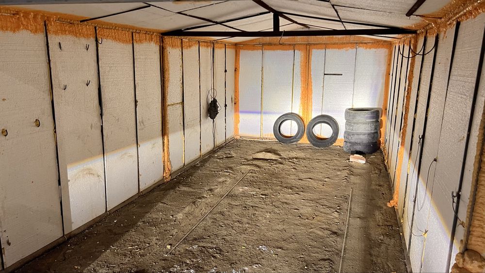 Металлический утепленный гараж