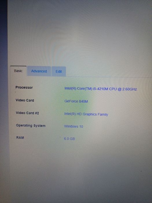 Laptop Lenovo Z710