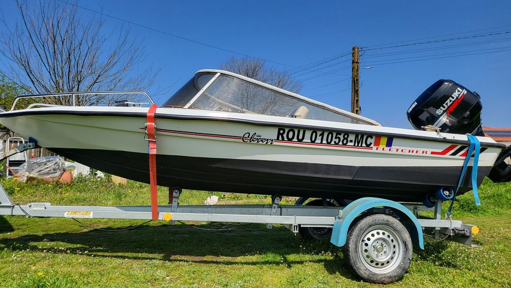 Barca Fletcher L-4.30/ l - 1.72 /suzuki 40cp/4t/peridoc